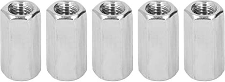 5 Teilige Sechskant Überwurfmutter, M12 X 1,75-19-L40 Mm Stangen Überwurfmutter Aus Edelstahl 304 für Heimdekoration, Mechanische Wartung, Gerätewartung