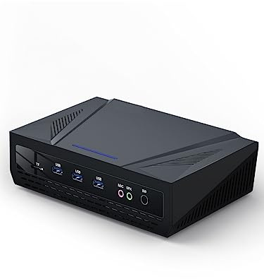 ALLASONE Mini Ordinateur Windows 11 Pro AMD Ryzen 9 16GB DDR4 RAM 512G SSD 1TB HDD,Mini PC DP HDMI Type-C Triple Affichage 4K UHD,TF Fente Mini Ordinateur de Bureau USB3.0 WiFi 6 BT5.2