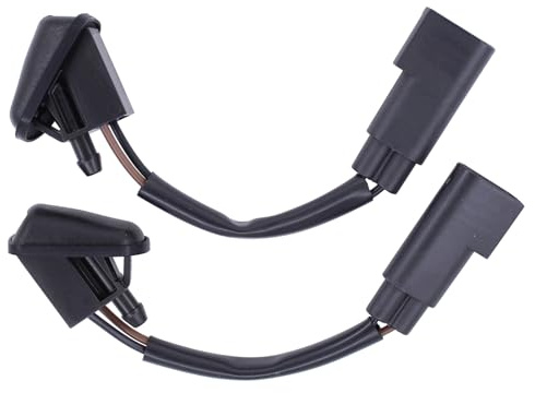 Scheibenwaschdüsen Waschwasserdüse Spritzdüse Frontscheiben Waschdüse Wasserdüse Scheibenreinigung Scheibenwischer Waschanlage Düse vorne links und rechts für Focus MK3 Mondeo MK4 cmax Grand C-Max