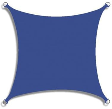 ENEN Vela Ombreggiante Impermeabile, Vele Ombreggianti Rettangolare Colore Solido Tenda a Vela per Esterno Telo Tenda da Sole, Vela Ombreggiante per Terrazza, Giardino (3x4m,Blu Scuro)
