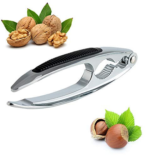 oujilet Nutcracker Pecan Cracker Nut Opener Lobster Cracker with Non Slip Grip, 15,8 cm, Metal Nut Cracker Tool for All Sorts of Nuts