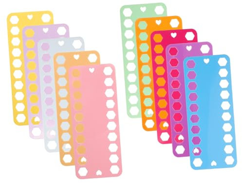 IWOWHERO 10stücke Kreuzstich-garnhalter Mit Multihole Wickelplatte Für Stickgarn-Organizer Handarbeitsgarn-sortierer Und Einfädelbrett Für DIY-projekte