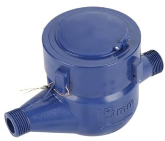 Wasserzähler, Wasserdurchflussmesser Wasserzähler 15 Mm 1/2 Zoll Kaltwasserzähler Mit Armaturen For Den Garten- Und Heimgebrauch