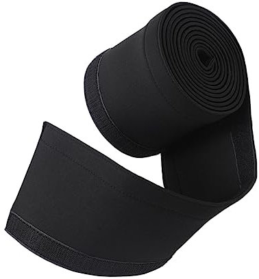 HOMOCONO Cable Storage Wrap and Protector Cord Sleeve for Home and Office 2 Rolls 1m Neoprene Cable Protective Cover in Black and Cord Organization
