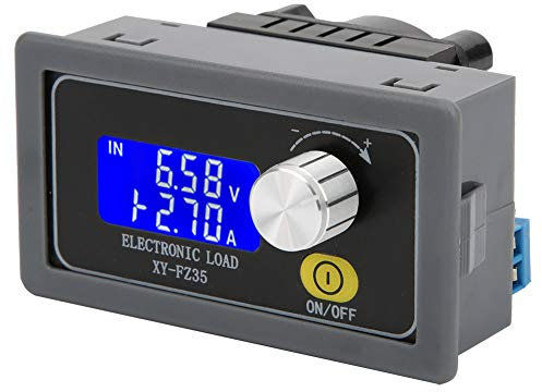 Battery Checker Tester, Intelligent Temperature-Controlled Electronic Load for Constant Current Electronic Load Aging, Battery Capacity Tester with OAP, OHP Functions (with Data