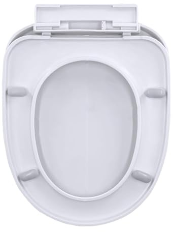 SZLIFE Copriwater addensato, accessorio per il coperchio del water, leggero, pratico, di ricambio, silenzioso, per hotel, appartamenti, dormitori, U Type