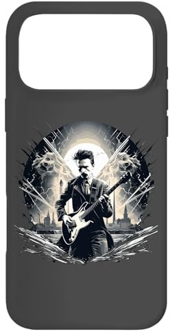 Guitares E-Guitare électrique-Corde-Guitare Guitaristes Coque pour iPhone 17 Pro Max