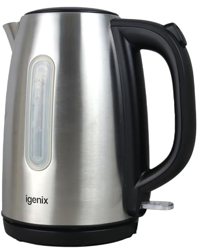 Igenix 1.7L Jug Kettle, IGK01766SS, Stainless Steel
