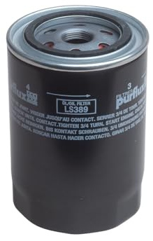 PURFLUX Ölfilter Motorölfilter Anschraubfilter LS389 Kompatibel mit FIAT Ducato Kastenwagen 250, 290 Ducato Pritsche/Fahrgestell 250, 290 Ducato Bus 250, 290, CITROËN JUMPER Kasten, PEUGEOT
