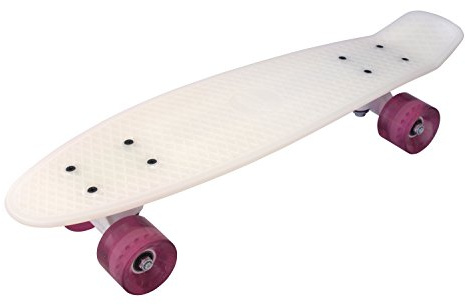 VORAGA Street Surfing Skateboard Beach Board-Milky Purple, 56 cm