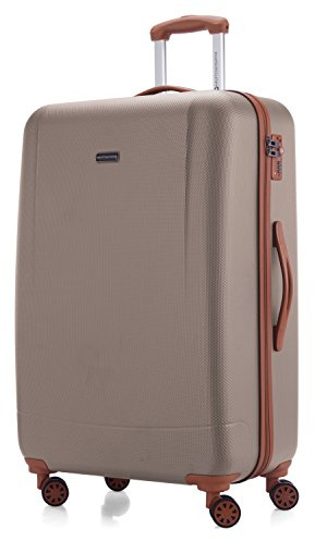 HAUPTSTADTKOFFER - Wannsee - Valise Plus Grande Bagages Rigide, TSA, 77 cm, 94 Liter, Champagne
