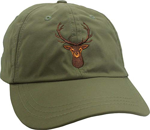 Baddery Jäger Outdoor Cap - „Hirsch“ - Bestickte wasserdichte & atmungsaktive Kappe für Herren & Damen (One Size)