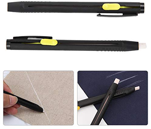 Cikonielf 2 Stück Schneider-Kreidestift, luftlöschbarer Markierungsstift, Näherin, Stoffmarkierungsstift, Nähmarkierungsstift zum Markieren