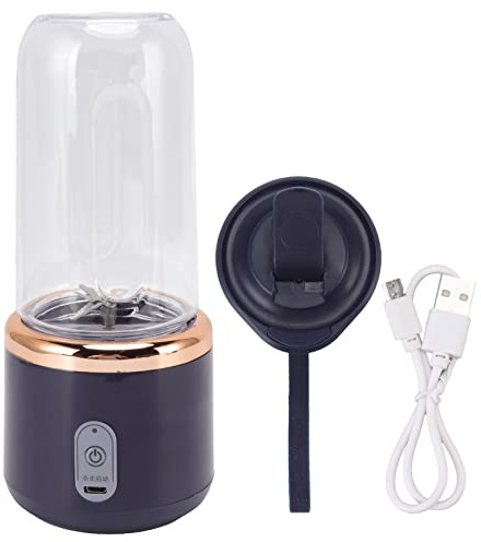 Blender Portable, 300 Ml USB électrique de Sécurité Juicer Cup Maker Alimenté par Batterie USB Personal Travel Blender Cup pour la Maison, le Sport, le Bureau