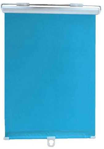 Xrdbfd Saugnapf-rollos, Verdunkelungsrollos, Thermo-rollos Ohne Bohren, Dachfenster Rollo, Verdunkelungsvorhang, Seitenzugrollo, Sonnenschutzrollos Für Fenster,Blue-50x125cm(19.7 * 49.2in)