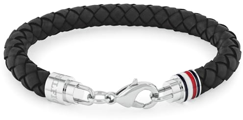 Tommy Hilfiger Jewelry Lederarmband für Herren Schwarz - 2790545