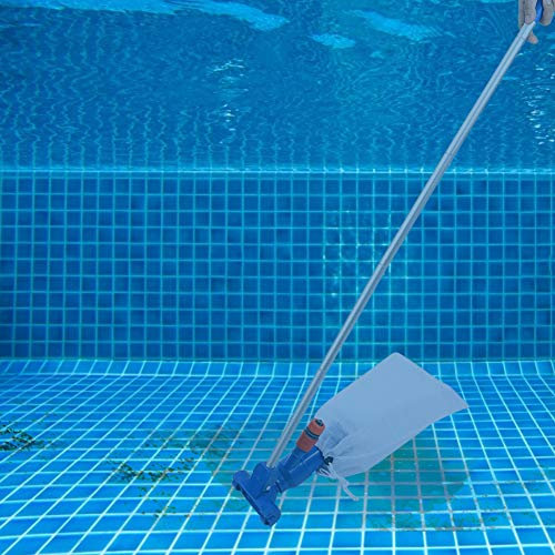 Kit professionale per piscina, aspiratore per laghetto con asta da 135 cm