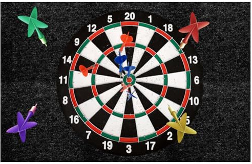 LUPATDY 6 Stück Dartboard-Wandschutz,Filz-Pinnwand Dart Wandschutz Selbstklebend,Wandfliesen 30 * 30 * 1.2cm,Wandumrandung für Dartboard,Filz Korkplatte,Dartboardrückseite,Schwarz
