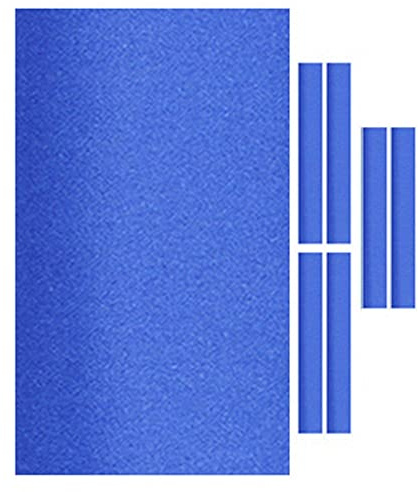 Fymlok Professioneller Billardtisch Filz Billardtischtuch, 7 Fuß/8 Fuß/9 Fuß, Billardtischkissen-Set, Billardtuch, professionelles Billardtisch-Filzpolster und 6 Streifen(9ft Blue)