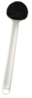Healvian Spazzola Schiena Bagno Manico Setole Morbide Naturali Massaggiatore Ergonomico per Esfoliazione e Pulizia Profonda Adatta per