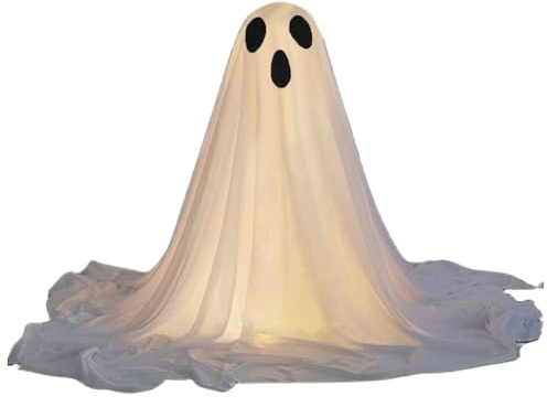 Ghost Decor - Fantasmas Fosforescentes Decoración Espeluznante Exterior - Decoraciones Gigantes De Halloween para Exterior Interior Suministros Fiesta Jardín Césped Pasillo