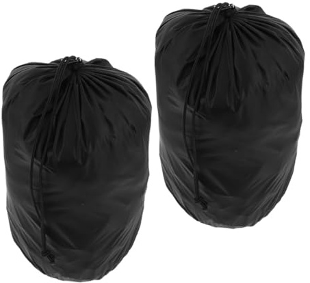 KOMBIUDA Bolsa de Almacenamiento para Chaquetas de Plumas 2 Piezas Nylon Cordón Ligera y Portátil Tamaño 165 CM Diámetro X 33 CM Alto Funda Organizadora de Viaje para Ropa y Prendas