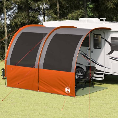 Owoxanthellate Camping Tarp 260x250x260 cm aus Polyester wasserabweisend feuerhemmend mit FRP Stangen kompakt faltbar Windschutz für Angeln Trekking und Outdoor Shelter