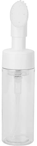 Aumotop Mousse Skumflaska med Silikonborste, Transparent Dispenser för Ansiktsrengöring för Djuprengöring Av Porer - 1 X 150 Ml (200 ml)