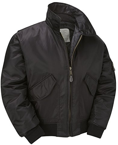MA2 CWU Bomber Flight Jacket - Black (M)