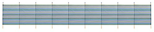 Yello WBL Sun Protection Outdoor Extra Tall Stripes Windbreak available in Green - 10 Pole, 150 cm