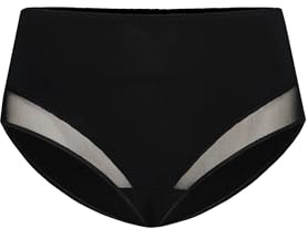 Teyli damtrosor bomull för att dölja brister – bikinis och midjetrosor för kvinnor – trosor bomull damer, svart, L