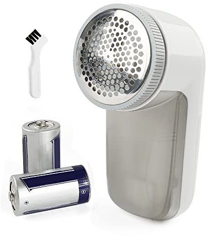 TOUCHBeauty Lint Remover, Bobble Remover,Fabric Shaver Quickly and Effectively Remove Fluff, Lint, and Bobbles,Battery Powered Grey