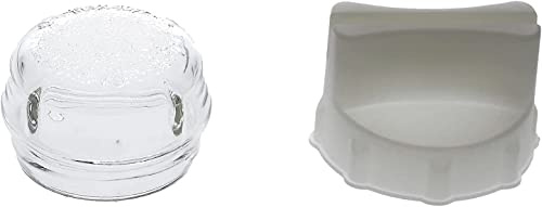 GDE - Copertura della lampada, coperchio in vetro diametro 68 mm per forno, fornello compatibile con Bosch 00647309 Siemens Neff