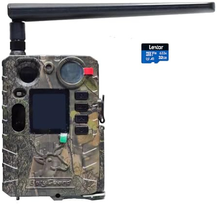 BolyGuard 37MP Wildtierkamera 4K HD Jagdkamera GSM Jagdkamera 4G Nachtsicht 100ft Foto IP66