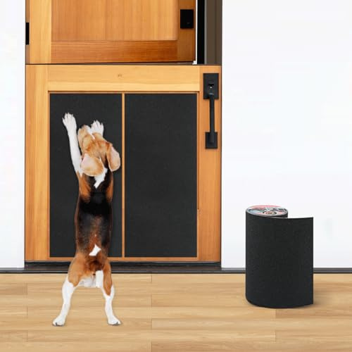 Pet Nail Self Adhesive Replacement Emery Paper (25cm*4m, Black)