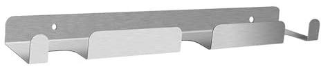 Gralara Pizza Rack Wall Mount Pizza Tool Holder Organizer Stand Kitchen Tool Pizza Peel Holder
