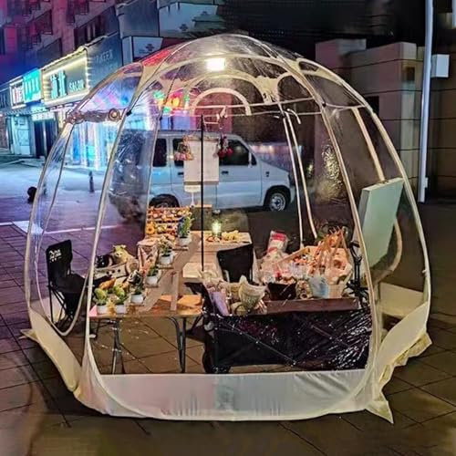 Tenda a Bolle Gazebo Pop-up con Tenda a Bolle, Riparo Istantaneo Della Tettoia del Patio del Giardino Dell'igloo, Case Schermate Resistenti Alle Intemperie per Osservare Le Stelle In Campeggio(300x300