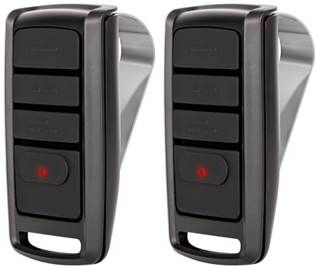O3T-BX O3T-A 315/390MHZ Dual Frequency Auto-Seek Overhead Door Garage Opener Remote, for Overhead Door CodeDodger/Genie Intellicode, 3 Buttons Remote Replace for Overhead Door Remote (2 Pack)