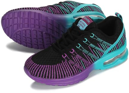 Hixingo Chaussures de Danse Modern Jazz Femme Cheerleading Cheer Chaussures de Sport Danse Respirant Gymnastique Baskets 35-42 Yoga Entraînement Aérobic pour Femmes et Fille