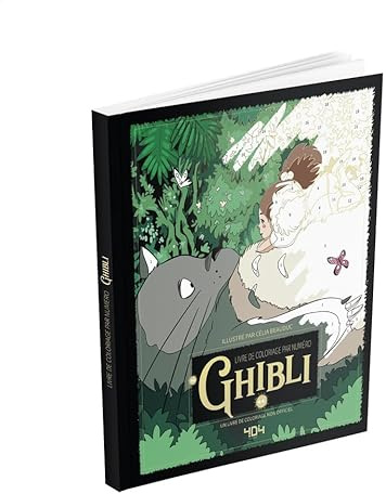 Coloriages par numéro Ghibli coloriages par numéro du studio Ghibli livre de coloriage Miyazaki - loisirs créatifs et activités