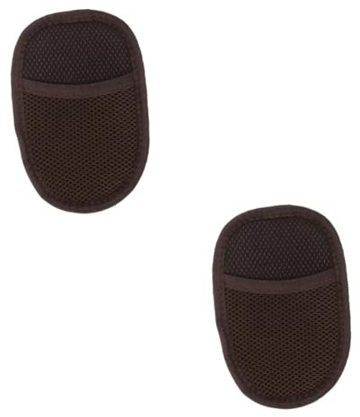 GALPADA 2 Piezas Guantes para lustrar zapatos guantillas Accesorio zapatillas mujer Viscosidad Gel paño para limpiar zapatos paño limpiador de zapatillas Peluche imitación cordero
