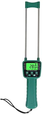 BINGNU Medidor de Humedad para Granos, 1 medidor de Humedad de heno portátil con Pantalla LCD for Paja de Cereales y Soja para Trigo, maíz, arroz, Cacahuete y Soja