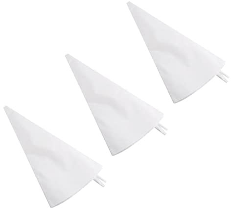 ULTECHNOVO 3pezzi Sacchetti Riutilizzabili Sacchetti Per Decorazione e Cupcake Decorazioni
