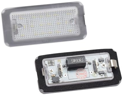 2 Stück Kennzeichenleuchte Rücklicht für Fiat 500 Abarth 500 500C 695 595 | hintere Nummernschildleuchte Lampen 51800482