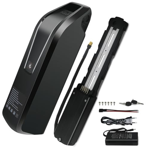 UBETTER 36V 15AH Batteria Bici Elettrica agli Ioni di Litio con Caricatore Rapido da 2a, Uscita USB, Blocco Sicuro, Indicatore Luminoso a LED, Piastra di Base a 5 Pin per 350w 500w 750w Motore Ebike