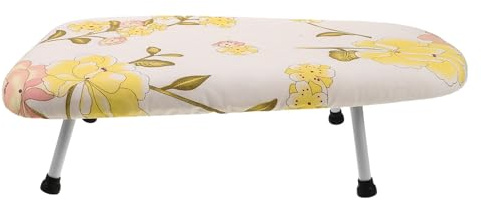 Ipetboom Tabla de Planchar Sobremesa Plegable con Funda de Algodón Transpirable y Patas Plegables Tabla Compacta Portátil para Planchar Ropa y Manualidades Espacios Pequeños