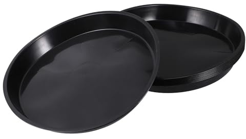 Sewroro Bandejas para Macetas y Bandejas de Plástico para Bonsáis para Jardín, Diseño Clásico y Ligero, Palet para Macetas Que Recoge Humedad y Protege Superficies, Práctico y Duradero