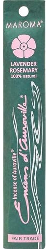 Maroma Eda Incense, Lavender Rosemary, 10 Count (623206011665)