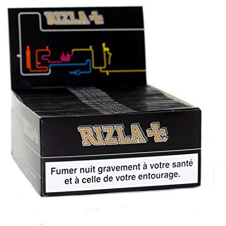 50 carnets de Feuilles à Rouler rizla + Black Slim