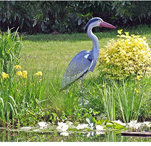 Gartenvogel Fischreiher, Dekovogel aus Kunststoff